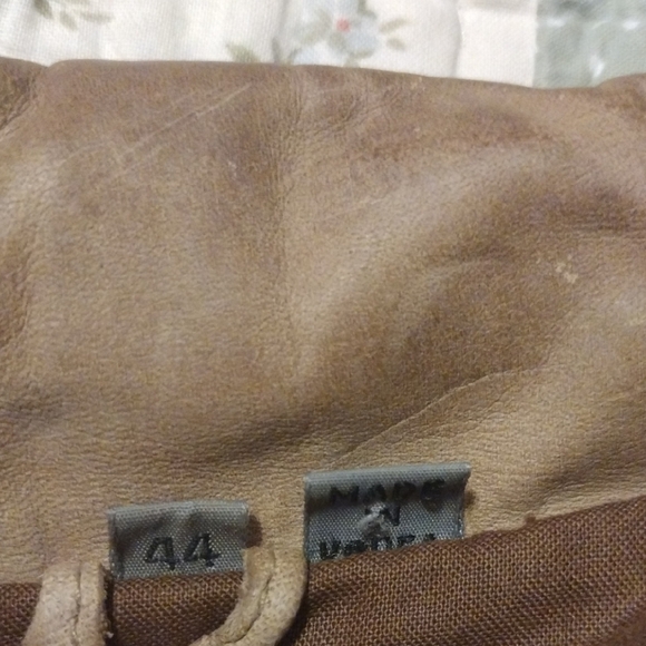 vintage U2 Wear Me Out leather bomber flight jacket. - Picture 9 of 16